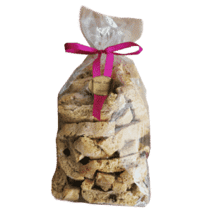Cantucci cioccolato bianco e frutti rossi